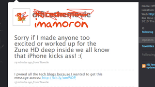 ZOMG Phone Rumor Update: Internet Punked By an Apple Fanboy